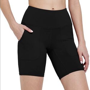 High Waist Biker/Yoga Shorts with Pockets